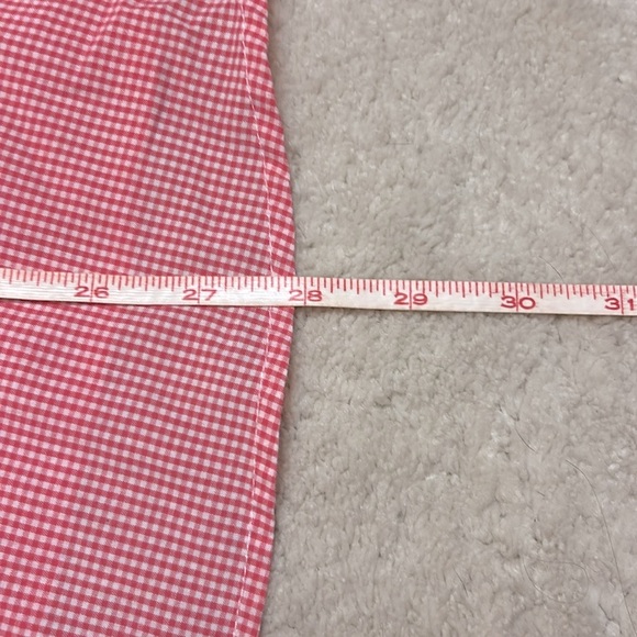 🚨 Cherokee Long Sleeve Button Down Collared Shirt Pink Gingham 18W EUC - Picture 9 of 9